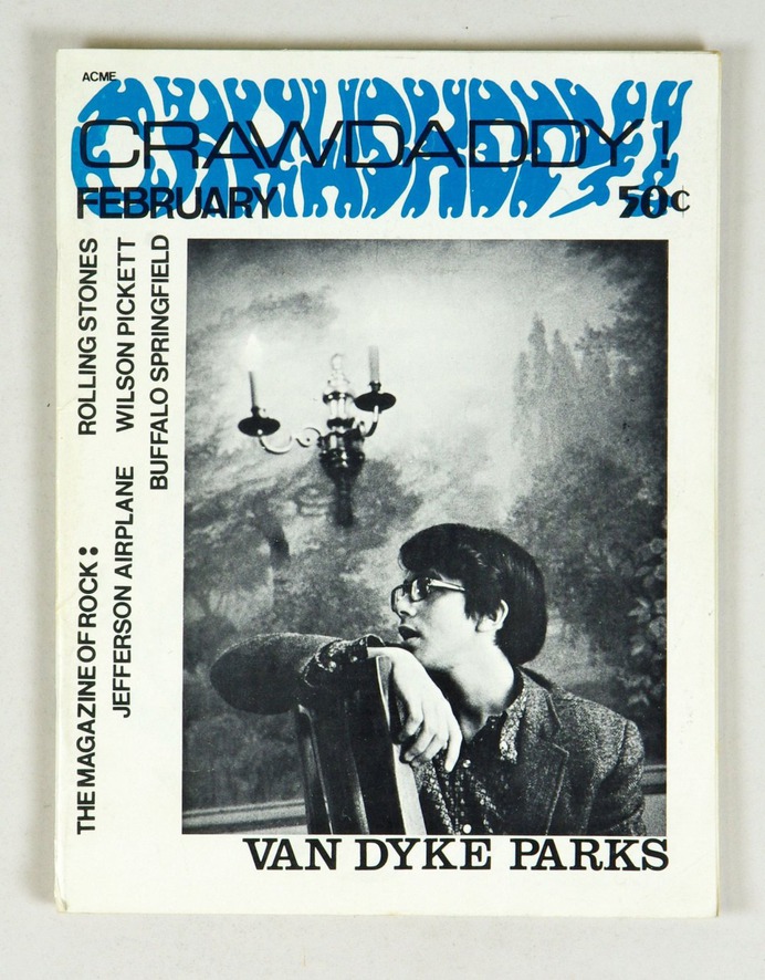 Crawdaddy The Magazine of Rock back issue 1967 February Van Dyke Parks