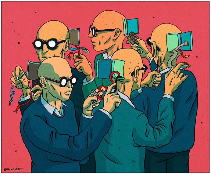 Le Monde - Newspaper Illustration 5 on Behance
