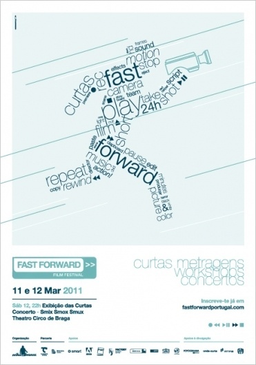 Fast Forward '11 - João Loureiro — Graphic Design #portugal #forward #fast #poster