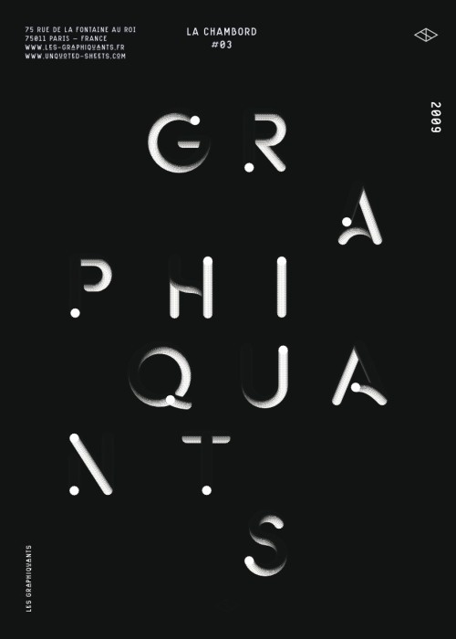 anothergraphic: les Graphiquants — Type 2009 #print