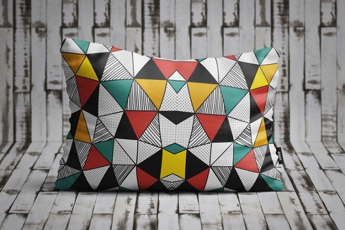 Free Long Pillow Mockup
