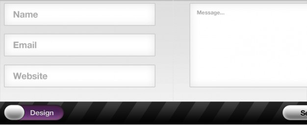 Contact form interface Free Psd. See more inspiration related to Button, Contact, Form, Interface, Contact form and Horizontal on Freepik.