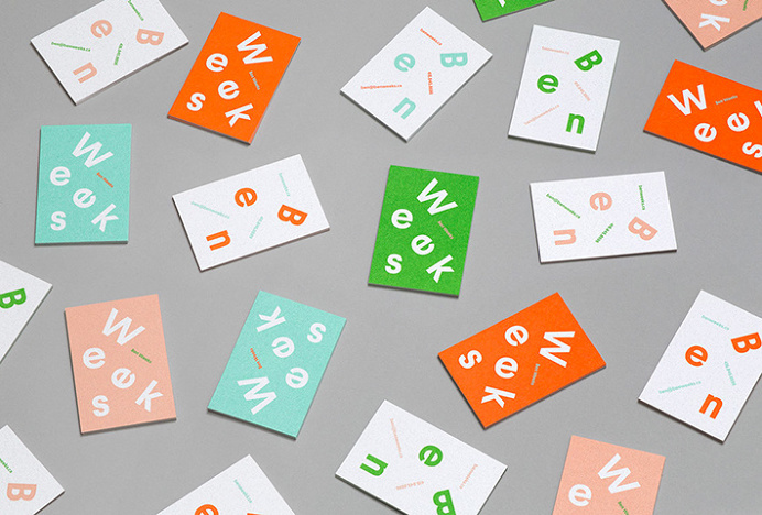 Ben Weeks by Tung #branding #business card