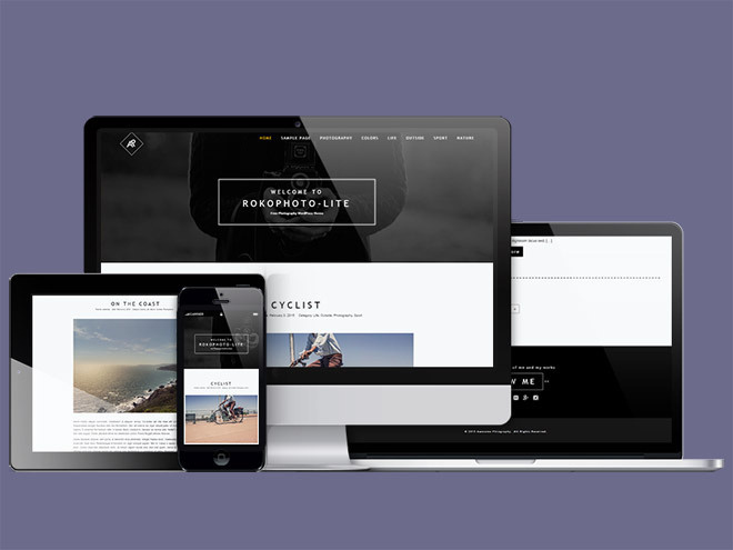 RokoPhoto Lite – Free Responsive Photography WordPress Theme