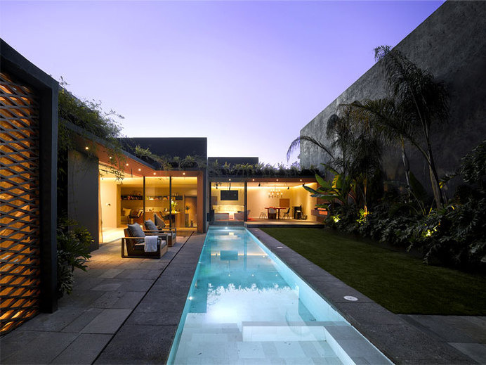 Barrancas House barrancas house mexico pool area #outdoor #pool #architecture #house