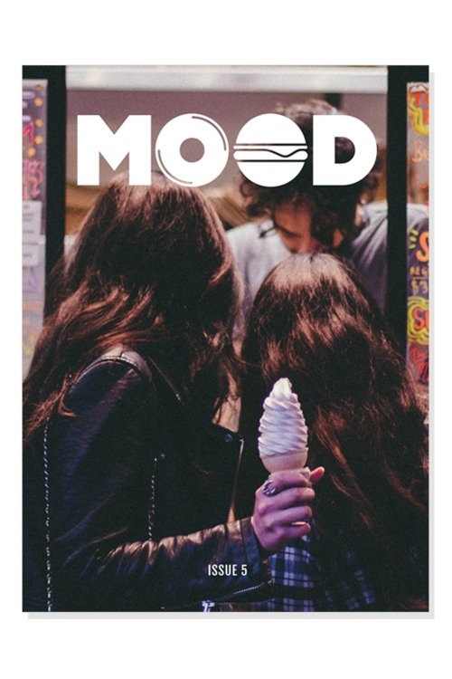 MOOD Music + Food Mag #cream #ice #publication #photography #logo #layout #magazine