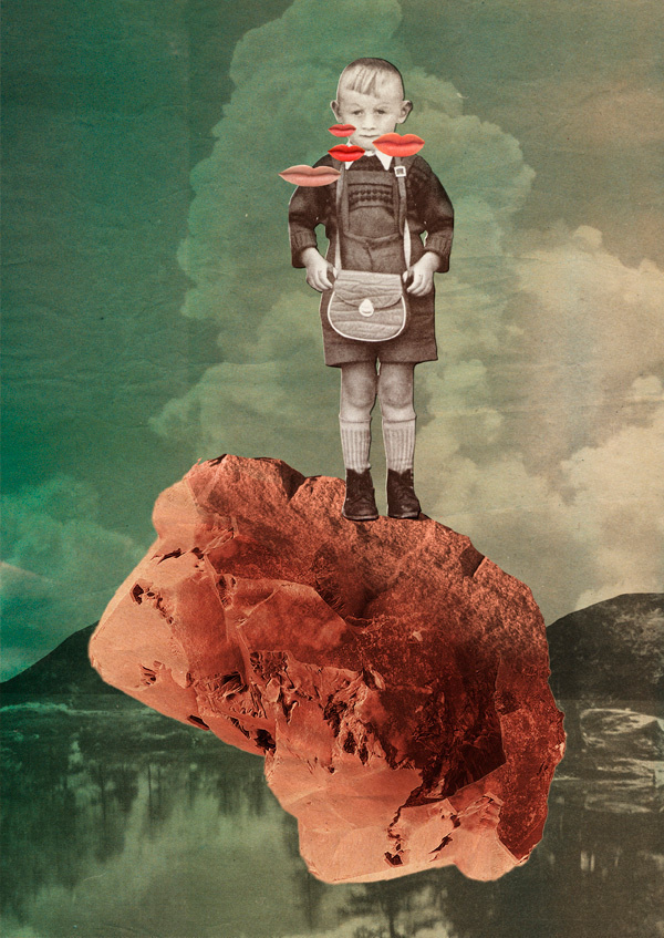 GEHIRN & GEIST - STOTTERTHERAPIE | ILLUSTRATION #collage