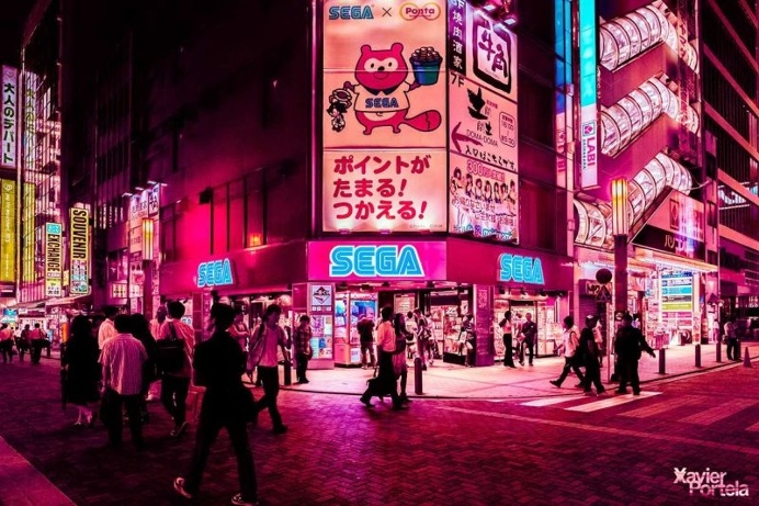 Tokyo in Pink by Xavier Portela