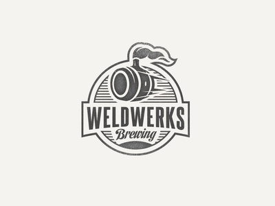 WeldWerks Brewing | Branding by Kroneberger Design #logo #logomark #beer #craftbeer #branding #graphicdesign #type #barrel #weldwerks #krone