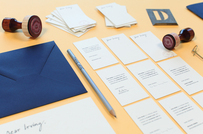 LaPlanche Design | Dear Irving #stationary #branding #identity #bar #cocktail