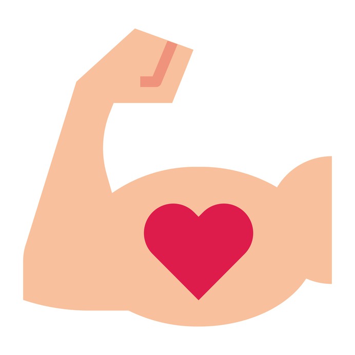 See more icon inspiration related to health, sport, strength, strong, heart, gymnast, gymnasium, healthy, exercise, sports, sports and competition, healthcare and medical, weightlifting and biceps on Flaticon.
