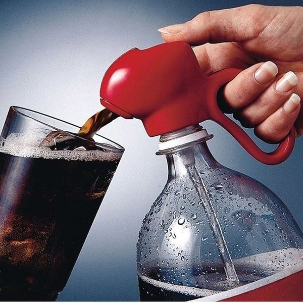 Fancy Fizz Keeper Soda Dispenser #invention #soda #gadget #dispenser