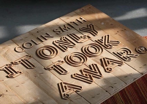 It Only Took A War #inspiration #design #awesome #typography