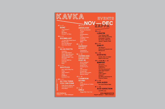 Studiostudio - Kavka Calendar poster