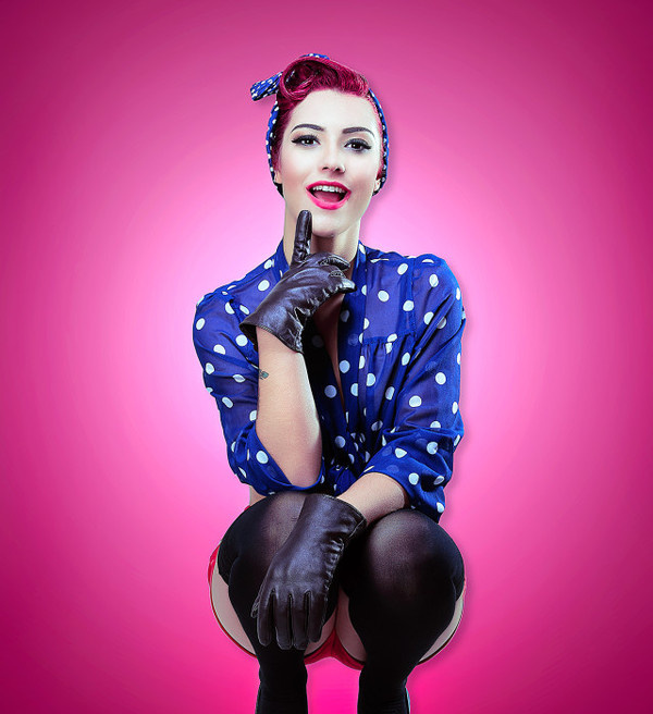 Pin Up Girl by Deniz Okan #inspiration #pin #photography #up