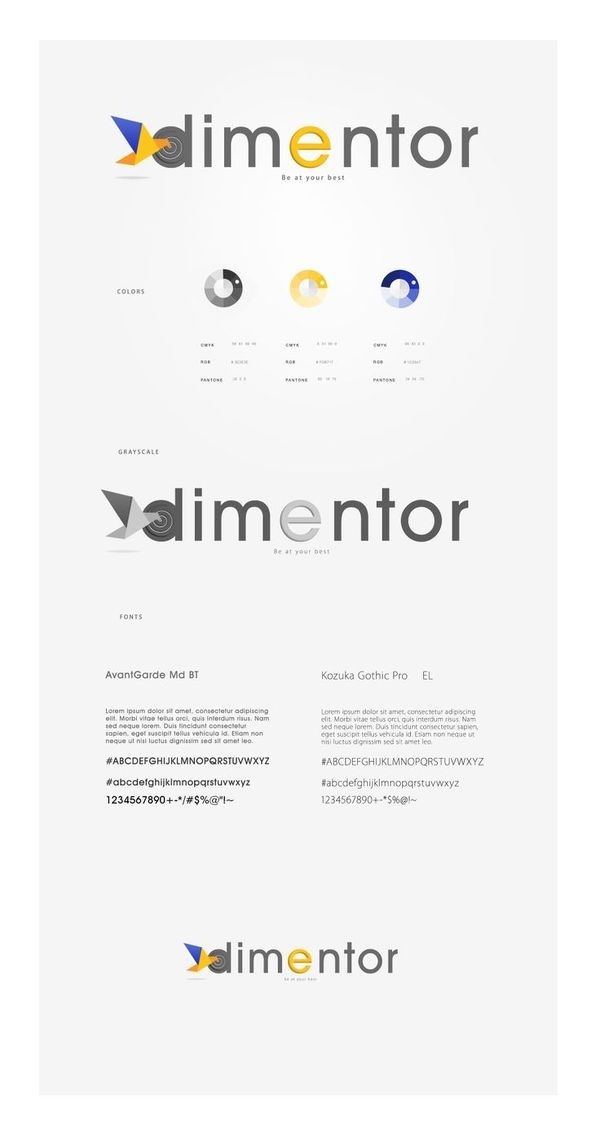 | D i m e n t o r | concept logo #logo #education #concept