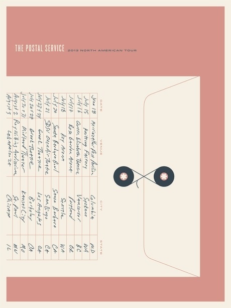 The Postal Service Tour 3 #poster