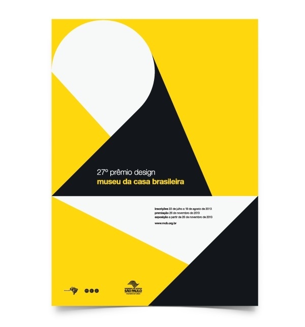 27º Prêmio Design Museu da Casa Brasileira #numbers #design #graphic #poster #modernism #type
