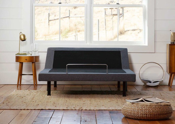 dreamcloud's adjustable bed frame - front view