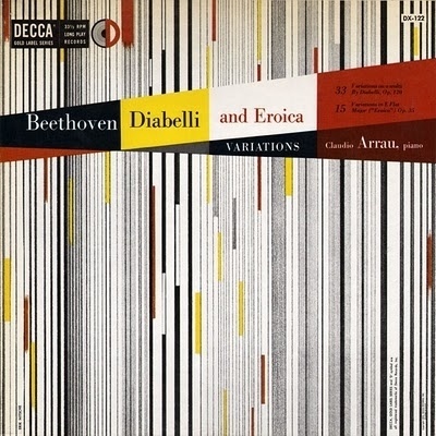 Symphonie Fantastique: Diabelli and Erotica (Decca, 1953) #album #1950s #design #graphic #cover