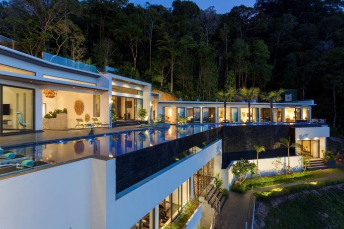 Ocean Front Private Holiday Home in Phuket, with 7-bedrooms, private pool, maid service, personal chef, daily breakfast, AC & more. Book with Villa Getaways