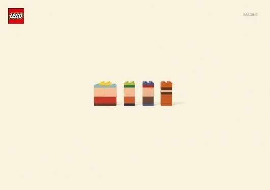 Nueva Campaña Gráfica de LEGO | Facebook #advertisment #print