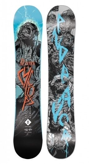 ENDEAVOR SNOWBOARDS on the Behance Network #domaradzki #design #illustration #art #snowboard #grzegorz