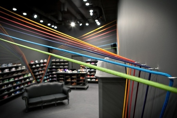 Polish Sneaker Store Run Colors #interior #design