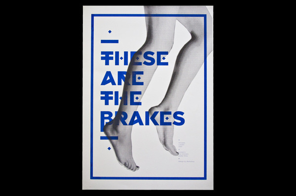 Catalogue Graphic Design, Leeds, UK #legs #poster #typography