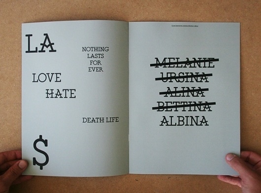 ALBAN SCHELBERT #layout #book #typography