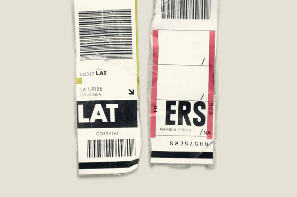 It's Nice That : Ogilvy's new campaign for Expedia makes great use of airport luggage tags #identity #promotion #travel #tags #airport #lugg