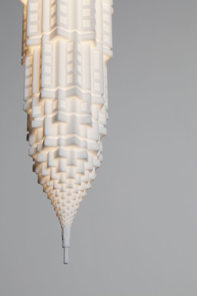3D Printed Lightbulbs Shaped Like Skyscrapers