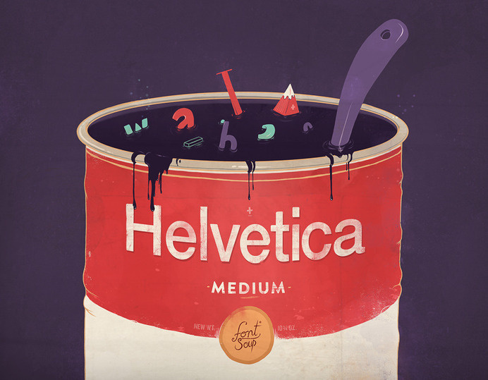 Helvetica soup #campbells #helvetica #soup