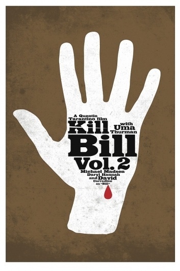 Kill Bill Posters on the Behance Network #western #movie #bill #kill #tarantino #poster #minimalist #quentin