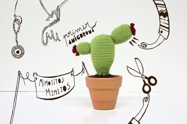 My first amigurumi #crochet #amigurumi #craft #handmade #cacto #ganchillo #cactus