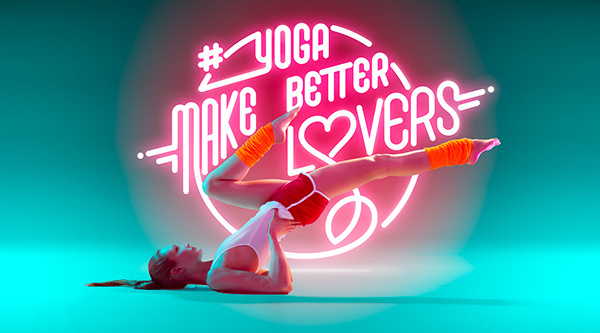 This is a personal yoga shoot with the amazing Lena Fishman. yogatothecore #model #illustration #yoga #typography