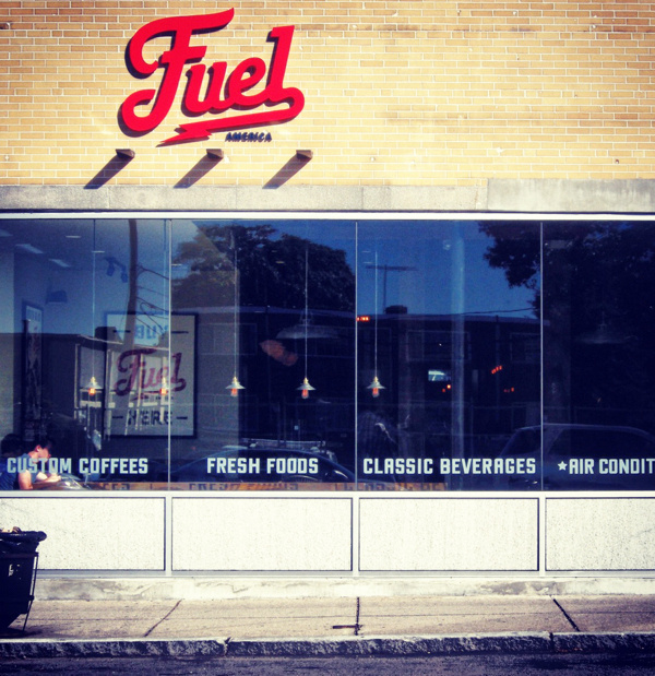 Fuel #lettering #branding #fuel #classic #american #identity #diner #signage #typography