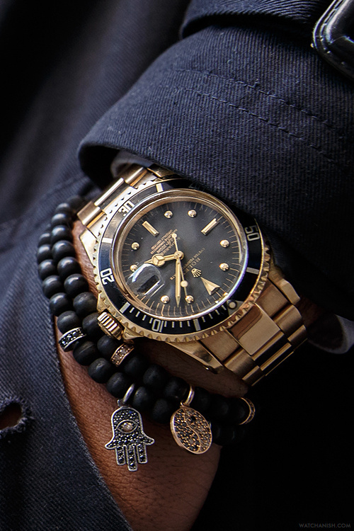tokyo bleep #black #gold #watch #bracelets #rolex