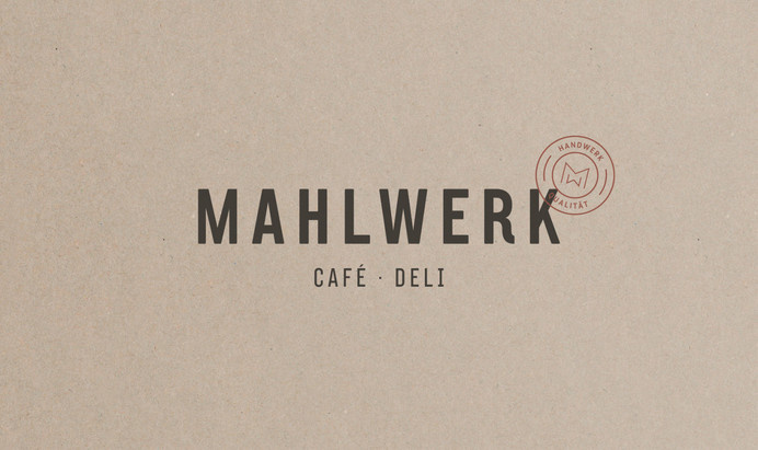 Mahlwerk / Cafe & Deli #branding #design #logo #corporate #handmade #type