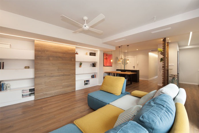 From Industrial Premises to Comfortable Housing in Barcelona by Sincro - InteriorZine