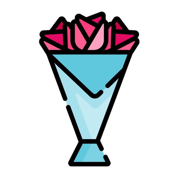 See more icon inspiration related to flower, bouquet, love, love and romance, botanical, roses, blossom, flowers and nature on Flaticon.