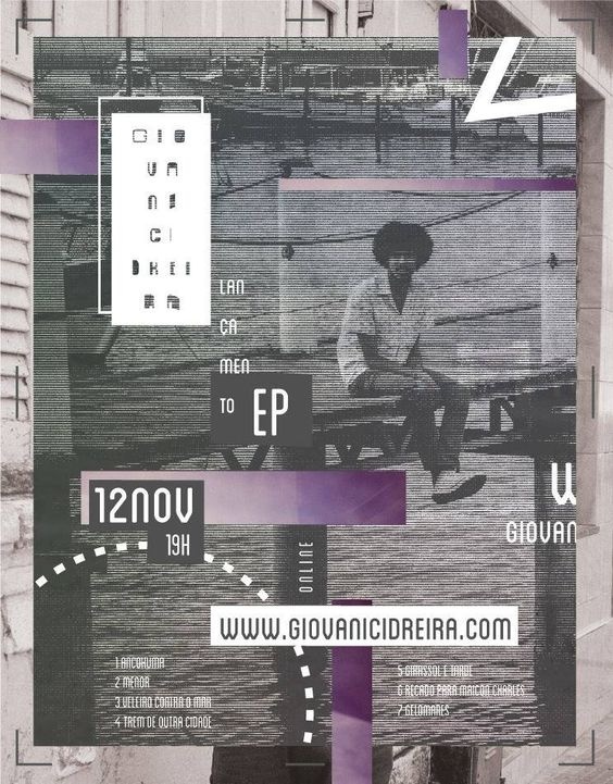 Poster for Giovani Cidreira - by Alexis Baldomá #print #graphicdesign #artdirection https://alexisbaldoma.myportfolio.com/giovani-cidreir