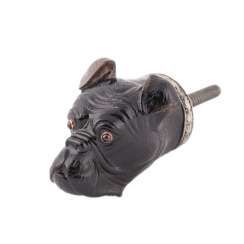 Rare stone carving handle for the cane.