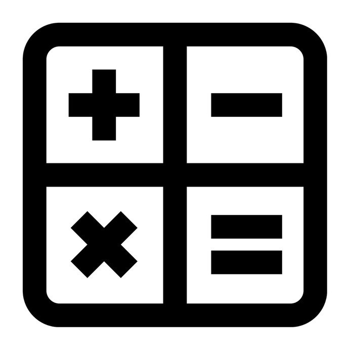 See more icon inspiration related to calculator, maths, commerce and shopping, sings, technological, calculating and technology on Flaticon.