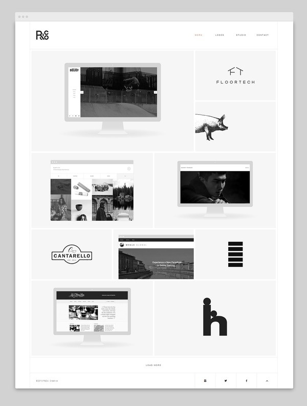 R&Co. Website - http://r-ny.com #responsive #design #clean #website #grid #minimal #web
