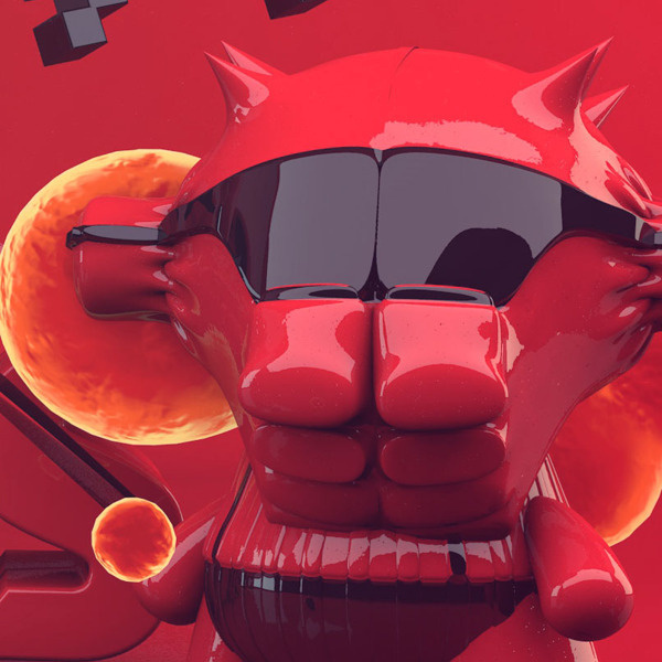 SPACE INVADERS #design #inspiring #illustration #photoshop #character #3d