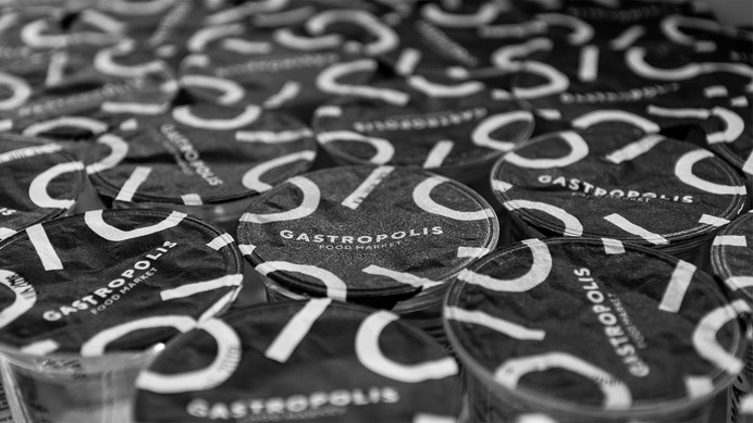 Gastropolis Food Market - Mindsparkle Mag Formascope Design created the branding for Gastropolis, a modern gourmet food market offering different culinary corners in one location. #logo #packaging #identity #branding #design #color #photography #graphic #design #gallery #blog #project #mindsparkle #mag #beautiful #portfolio #designer
