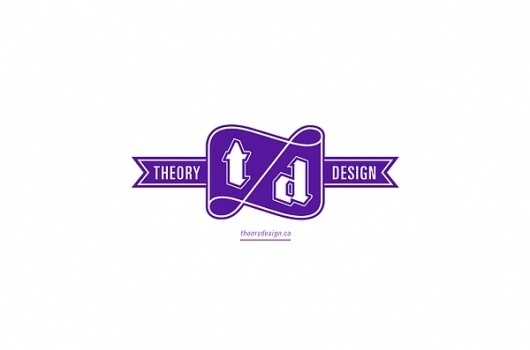 Theory design on the Behance Network #logo #identity #typography
