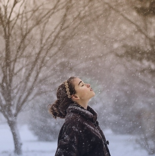 Beautiful Self-Portraits by a 17-Year-Old on yay!everyday #photography #snow