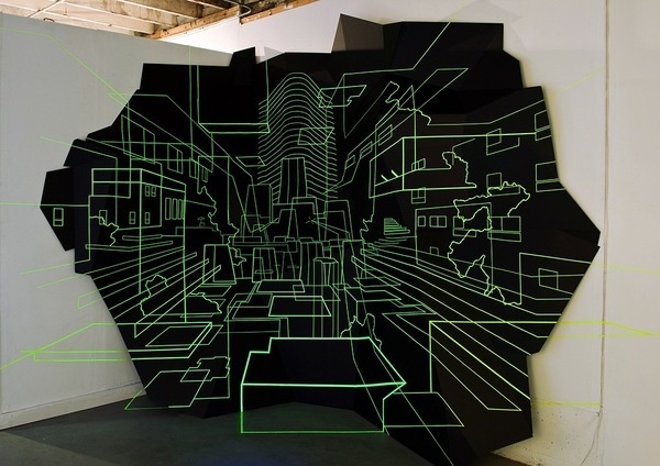 iGNANT #perspective #tape #illusion